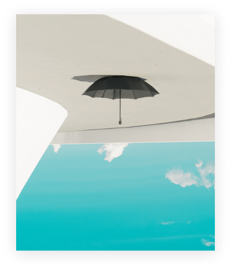 Upside down umbrella